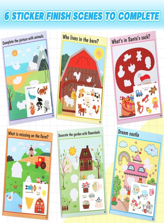 JULEASEL Seek and Find Sticker Fun for Little Ones - Hidden Object Activity Book with Cute Animal Camping Theme, Learning and Fine Motor Skill Games - Image 3